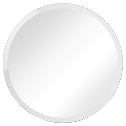 Round Bevel Mirror - 18