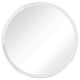 Round Bevel Mirror - 18"