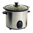 Maxi-Matic MST-450X Elite Gourmet 3-1/2-Quart Slow Cooker, Stainless