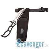 Low-Profile Stainless steel diving knives - black