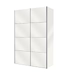 Solutions 49100-070 Schwebet&uuml;renschrank 150 x 216 x 68 cm / polarwei&szlig;