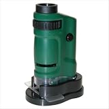New - CARSON MM-24 MICROBRITETM 20X-40X ZOOM POCKET MICROSCOPE WITH BUILT-IN LED