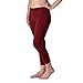Hollywood Star Fashion Stretch Cotton Capri Crop Seamed Leggings Tights
