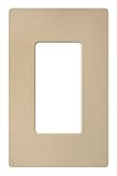 Switches, Outlets & Wall Plates: Lutron SC-1-DS Claro Single-gang Wallplate Desert Stone