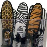 5pc Pedicure Set - Assorted Safari Prints (Cheetah or Tiger or Zebra) from Swissco