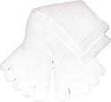 Feelmax Silver Health Toe Socks (Loose Leg) SOLID WHITE No Stripes Ladies 8.5 - 11 Shoe Size