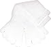 Cotton Socks Feelmax Toe Socks Solid White Men's Shoe Size 10 - 14