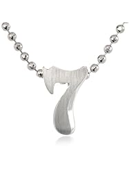Alex Woo "Little Numbers" Sterling Silver Number Pendant Necklace, 16"