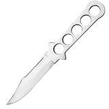 Traditional Drop Point Dive Knife Black