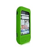 Neon Green Silicone Rubber Gel Soft Skin Case Cover for Motorola Cliq MB200 ....