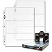 100 BCW 3-Pocket Currency And Coupon Size Binder Pages