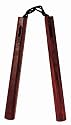 Nunchaku 12" Cord Natural Octagon