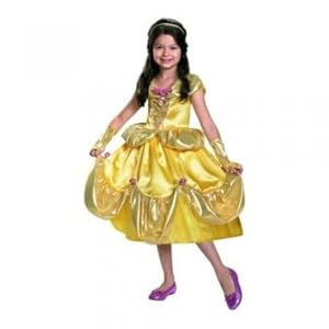 Belle Shimmer Deluxe Costume - Small (4-6x)