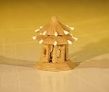Bonsai Boy's Ceramic 6-Sided Pavillion Figurine - 1 1 2