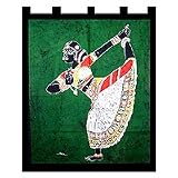 Review Novica  / Batik wall hanging, 'Graceful Dancer'