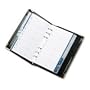Rolodex 66425 Faux leather personal address book, 5-1/16 x 7-1/2, black