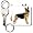 German Shepherd - Set Of 2 Key Chains