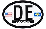 Delaware - Oval decal