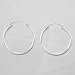 Sterling Silver Hoop Earrings, #9456