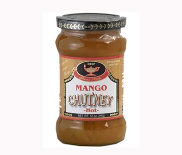 Hot Mango Chutney -4 oz. - 6 Packages by Mango Chutneys