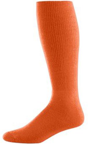 Augusta Drop Ship Athletic Socks - ORANGE - 10-13