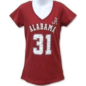 Buy Alabama Crimson Tide Ladies NCAA Cyclone V-neck T-Shirt