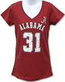Alabama Crimson Tide Womens NCAA Cyclone V-neck T-Shirt