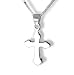 Jewelry : Sterling Silver Plain and Simple Cross Pendant Necklace - 22'