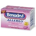 Benadryl Allergy Relief, Ultratab Tablets 100 tablets