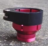 ION Red - Black Low Profile Clamping Feed Neck