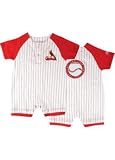 St. Louis Cardinals Infant Pinstriped Shorts Romper