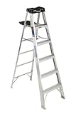 Werner 376W 6-Foot 300-Pound Duty Rating Aluminum Stepladder