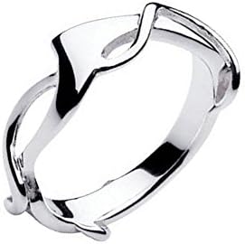 Kit Heath Modern Sterling Silver Ring - Size 6