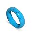 5 MM Synthetic Turquoise Band Gemstone Ring / 