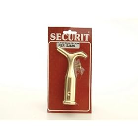 Securit S2589 Pole Hook Brass 125mm