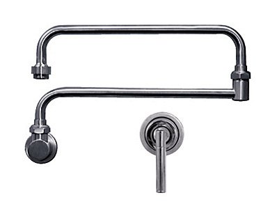 Watermark 24-7.8TO-PCO Polished Copper Concealed Wall Mount Kitchen Faucet - Trim Only