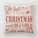 Chocol Christmas 16 By 16 Pillow Cover Noel Decorative Pillows Covers For Sofa