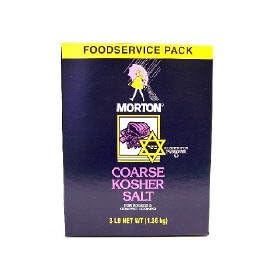 Morton Foodservice Kosher Salt - 3 lb. box