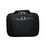 CaseCrown Double Memory Foam Thin Pouch Case With Front Pocket for Haier HLT71 7-Inch Portable LCD TV (Checkered)