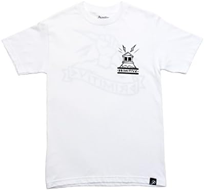 Primitive Apparel Zeus T-Shirt, White, Small