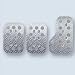 RACE Pedal Set, Diamond Plate Aluminum, Anodized Blue.