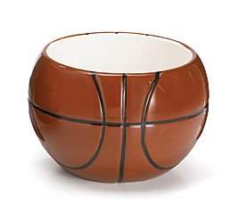Best Cheap Ceramic Basketball Bowl - Use As a Planter or Candy Dish!