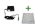 Yealink PS5V2000US Power Supply Adapter 5V 2A - Compatible with Yealink SIP Phones: T54W, T29G, T46S, T46U, T48S, T48U, T52S, T54S, T56A, T58V, T58A, Bundle with Global Teck Microfiber Cloth