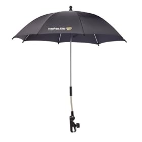 Sunshine Kids Adjustable Stroller Umbrella Shade, Black