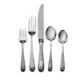 Kirk Stieff Old Maryland Engraved 5-Piece Sterling Silver Flatware Dinner Set, Service for 1