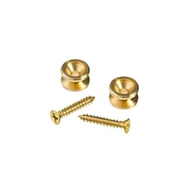 Planet Waves 2 Pack - Solid Brass Metal End Pins - Brass