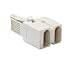 Uk Telephone Double Adaptor, 6 Wire, White