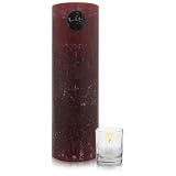 Lit by Stone Top Lighting Luminary ( 4 x 12 ) Wine Red