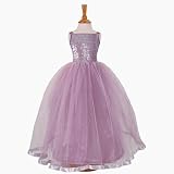 Girls Lilac Sequin Ball Gown (3yrs+)