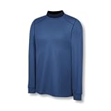 Adidas 2008 Men's ClimaWarm Long Sleeve Interlock Golf Mock T-Shirt